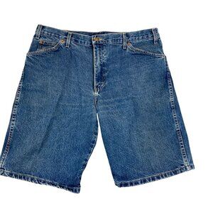 Dickies Mens Carpenter Jean Shorts Size 36 Blue Denim Summer Casual Relaxed Fit